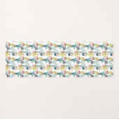 愛についてタコしよう |サボテンのパターン ヨガマット (正面(横))