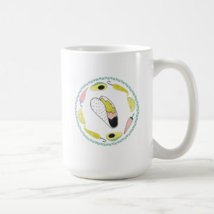 愛についてタコしよう タコ要素円 コーヒーマグカップ