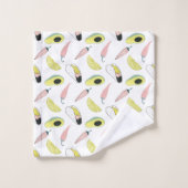 愛についてタコしよう |タコ要素円 バスタオルセット (ウォッシュタオル)