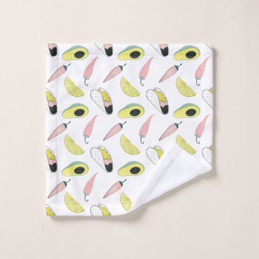 愛についてタコしよう |タコ要素円 バスタオルセット (ウォッシュタオル)