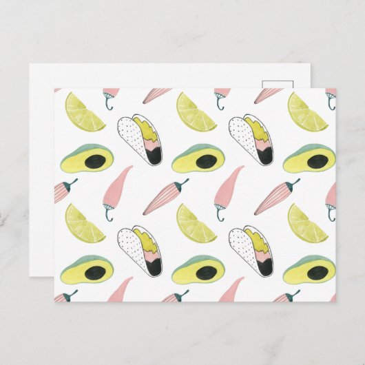 愛についてタコしよう |タコ要素円 ポストカード (正面/裏面)