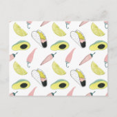 愛についてタコしよう |タコ要素円 ポストカード (正面)