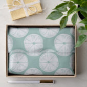 愛についてタコしよう |ティール(緑がかった色)ライムパターン 薄葉紙 (ギフト)