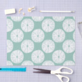 愛についてタコしよう |ティール(緑がかった色)ライムパターン 薄葉紙 (クラフト)