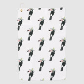 愛についてタコしよう |トゥーカンソンブレロ ゴルフタオル (正面)