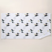 愛についてタコしよう ビーチタオル (正面)