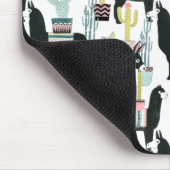 愛についてタコしよう |ラマとロバのパターン マウスパッド (コーナー)