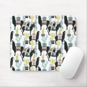 愛についてタコしよう |ラマとロバのパターン マウスパッド (マウス)