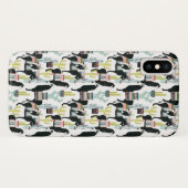 愛についてタコしよう |ラマとロバのパターン Case-Mate iPhoneケース (裏面(横))