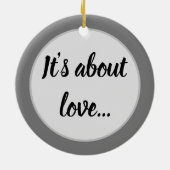 愛について セラミックオーナメント (裏面)