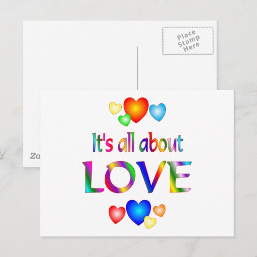 愛について ポストカード (正面/裏面)