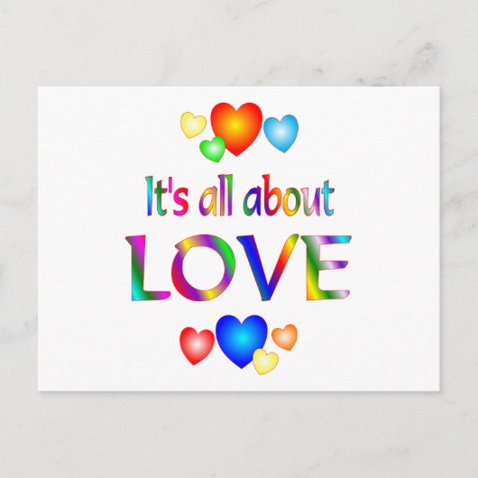 愛について ポストカード (正面)