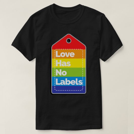 愛にはラベルがない2 Tシャツ (デザイン正面)