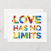 愛には制限がない ポストカード (正面/裏面)