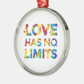 愛には制限がない メタルオーナメント (左)