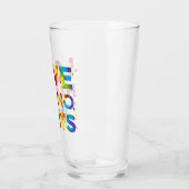 愛には限りがない タンブラーグラス (左)