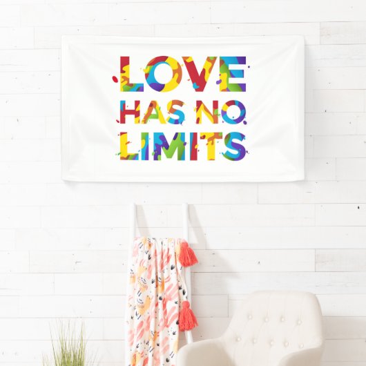 愛には限りがない 横断幕 (インサイチュ)