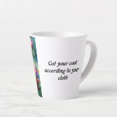 愛によって育まれる：心地よいカップ カフェラテマグ (右アングル)