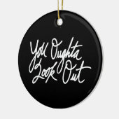 愛によるYOLO私 セラミックオーナメント (左)