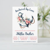 愛にアンカー！フローラボートいかりブライダルシャワー 招待状 (スタンド正面)