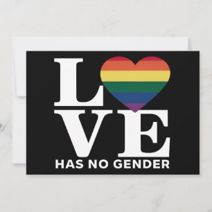 愛にジェンダーなしLGBTQレインボープライド月 招待状