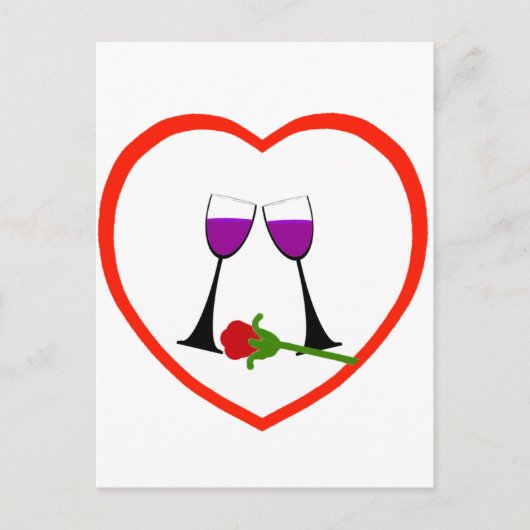 愛に乾杯 ポストカード (正面)
