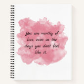 愛に値する ノートブック (正面)