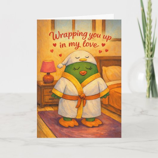 愛に包まれて カード (正面)