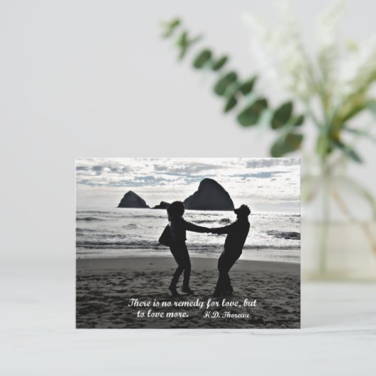 愛に対する救済策はないが、もっと愛することだ。 ポストカード (スタンド正面)