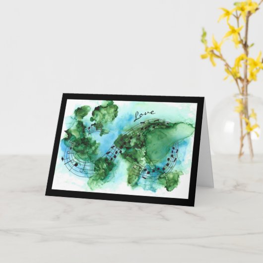 愛に心から カード (黄色い花)