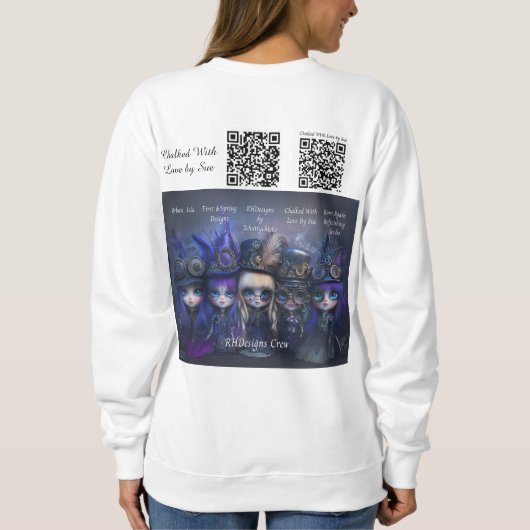 愛に心を奪われたスー スウェットシャツ (裏面)