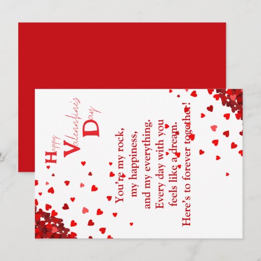 愛に感謝を込めて カード (正面/裏面)