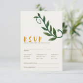 愛に根ざしたシリーズの出欠カード 招待状 (スタンド正面)