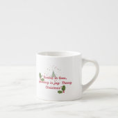 愛に根ざし、喜びに育ちて―植物のクリスマス エスプレッソカップ (右)