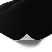 愛に根ざすハートツリーのシンボル芸術 ポスター (角)