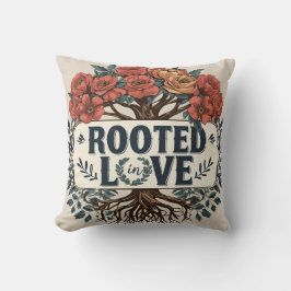 愛に根ざす クッション