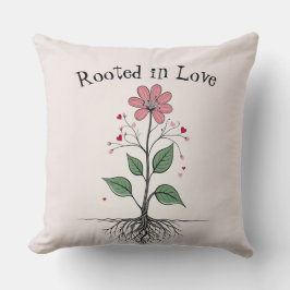 愛に根ざす クッション