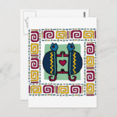 愛に満ちたカメ ポストカード (正面/裏面)