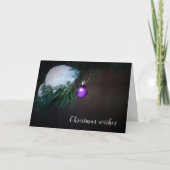 愛に満ちたクリスマスの願い シーズンカード (正面)