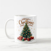 愛に満ちたクリスマスをお祈り コーヒーマグカップ (左)