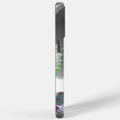 愛に満ちたタツノオトシゴ、ピンクと青とターコイズの真珠の母 Case-Mate iPhoneケース (裏面 / 右)