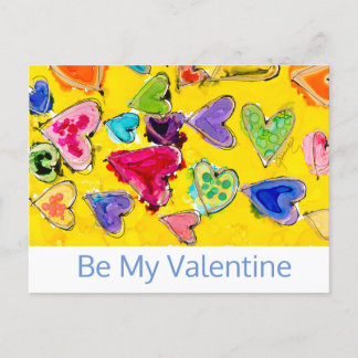 愛に満ちたハートのポストカード ラブリティード ポストカード