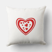 愛に満ちたハート クッション (裏面)