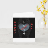 愛に満ちたバレンタインデー カード (黄色い花)