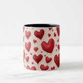 愛に満ちたマグカップ ツートーンマグカップ (中央)