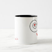 愛に満ちたマグカップ ツートーンマグカップ (中央)