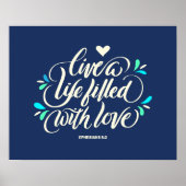 愛に満ちた人生を送る ポスター (正面)