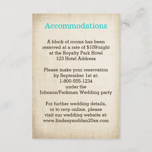 愛に満ちた幻想的な鳥たちのウェディング エンクロージャーカード エンクロージャーカード (裏面)