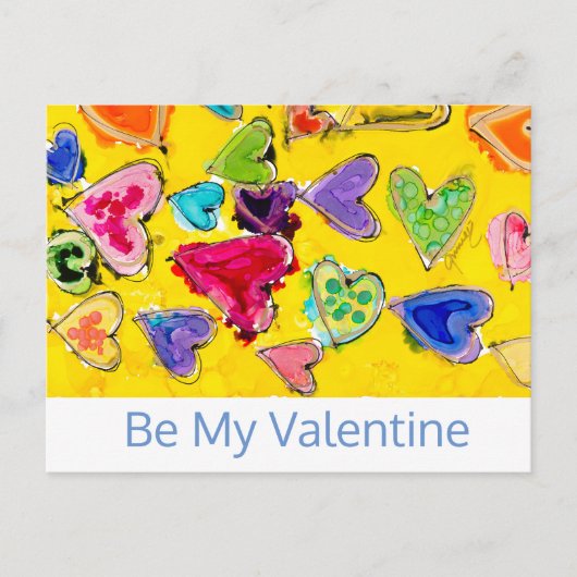 愛に満ちた心 ラブリティ ポストカード (正面)