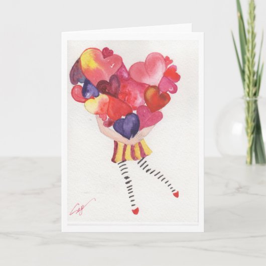 愛に満ちた手 シーズンカード (正面)